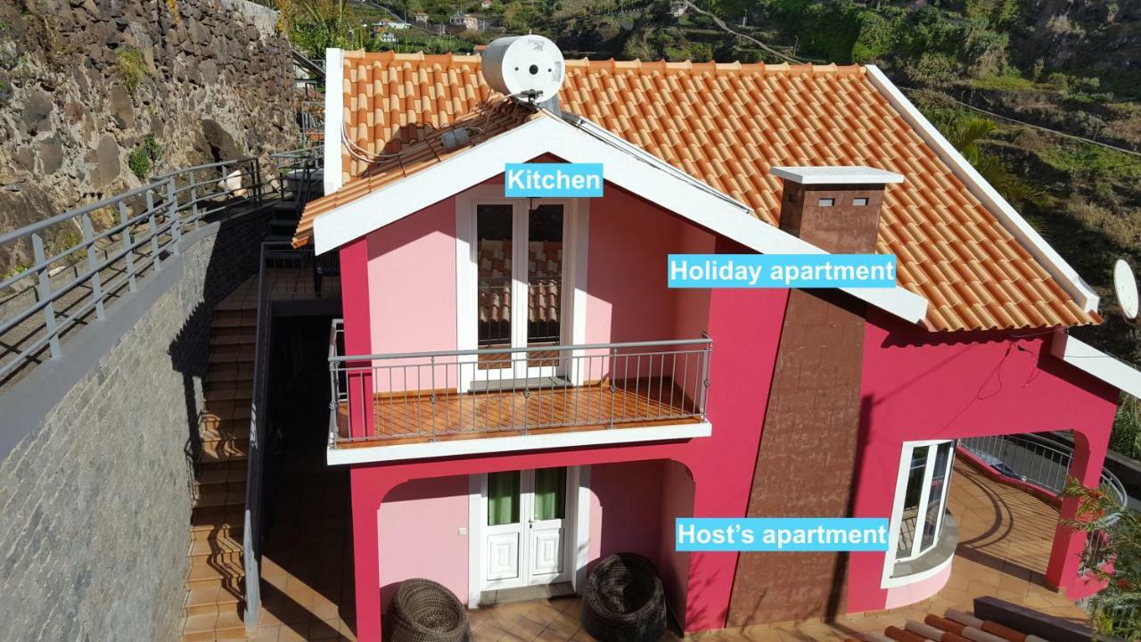 Pink House Apartment Понта до Сол Екстериор снимка
